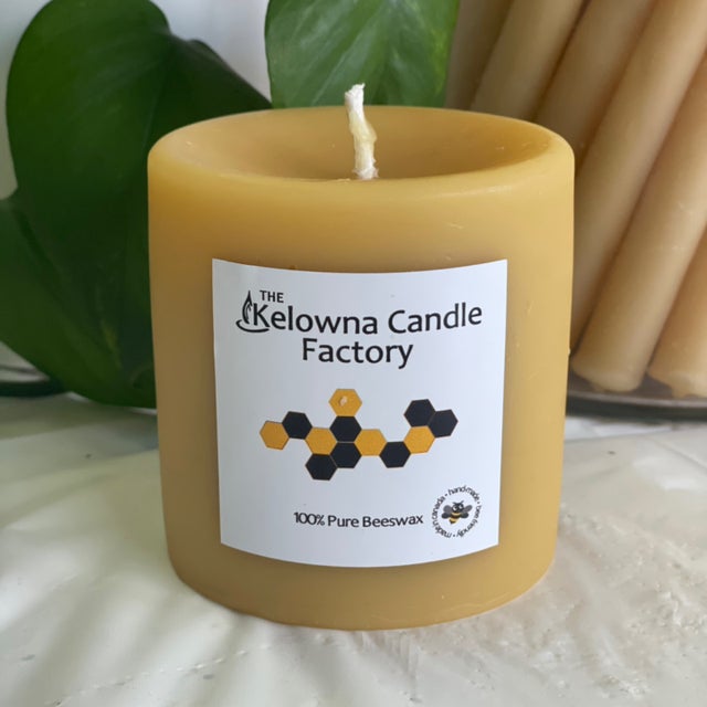 Beeswax Candle 3"x3" Pillar